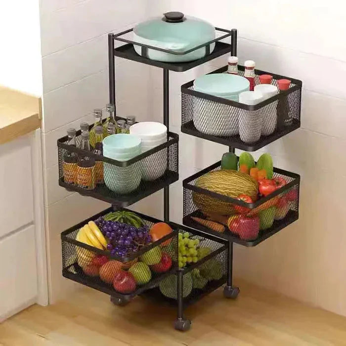 Premium Square Metal Trolley By SASTASAMAN.PK