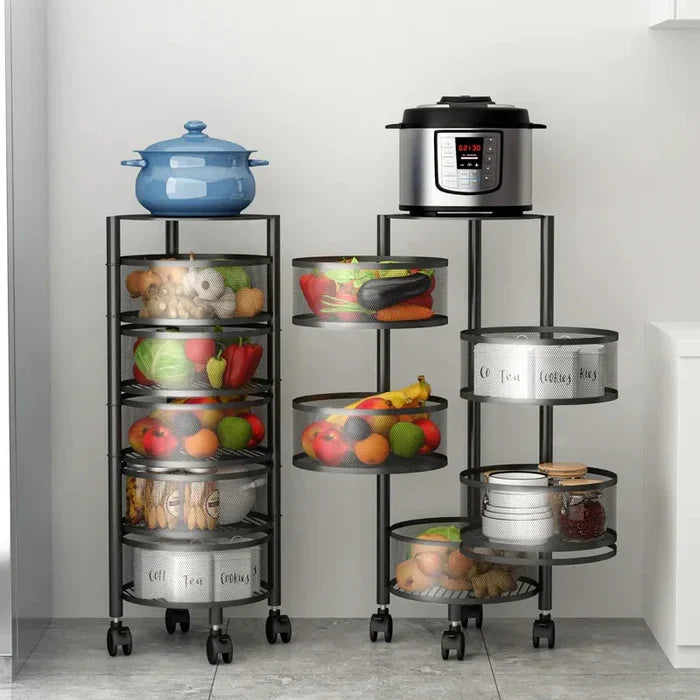 Premium Round Metal Trolley By SASTASAMAN.PK