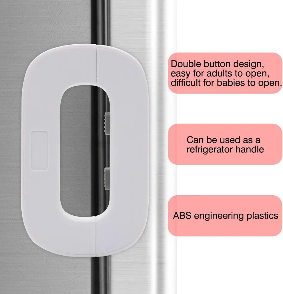 Self-Adhesive Fridge Lock Latch System