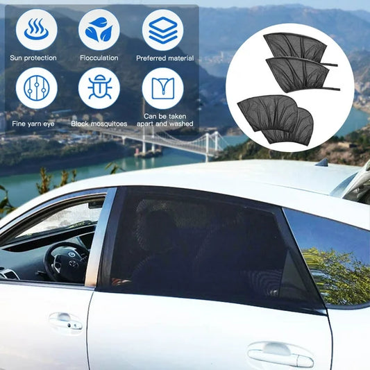 CAR WINDOW SHADE - 4 PIECE SET