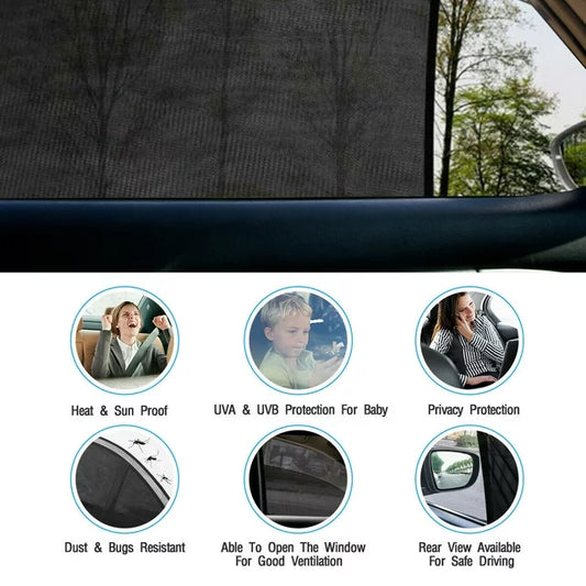 CAR WINDOW SHADE - 4 PIECE SET