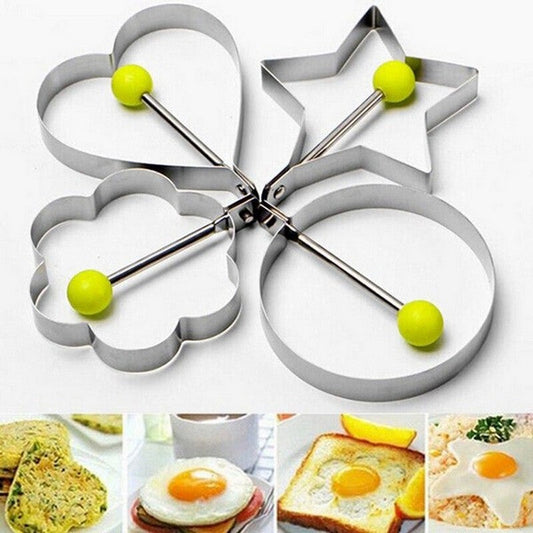 Stainless Steel Fried Egg Molds - Set of 4