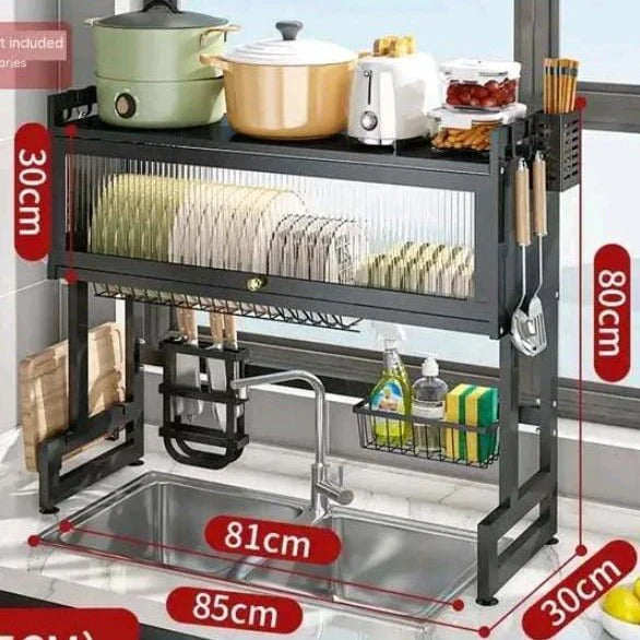 Multifunction Expandable Over Sink Rack