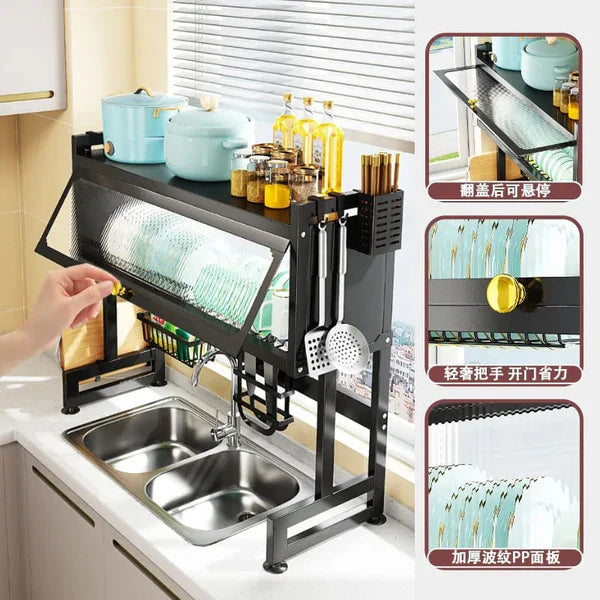 Multifunction Expandable Over Sink Rack