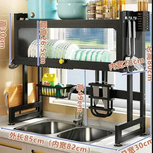 Multifunction Expandable Over Sink Rack