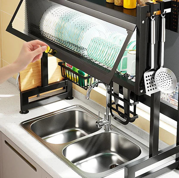 Multifunction Expandable Over Sink Rack