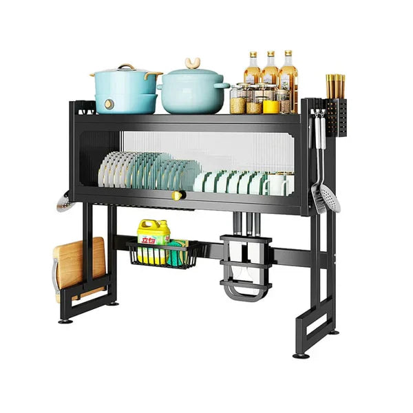 Multifunction Expandable Over Sink Rack