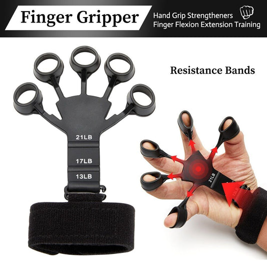 6 Resistant Level Finger Exerciser - Finger Gripper